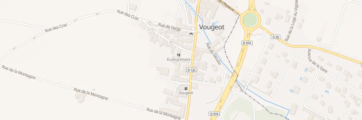 Plan du 12A Rue du Vieux Château à Vougeot