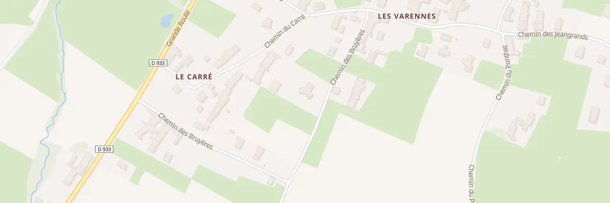 Plan du 435 Che des Bruyeres à Arbigny