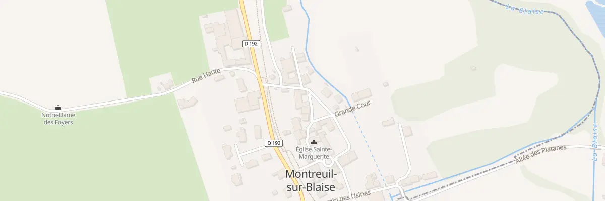 Plan du 2 Pl des Tilleuls à Montreuil-sur-Blaise