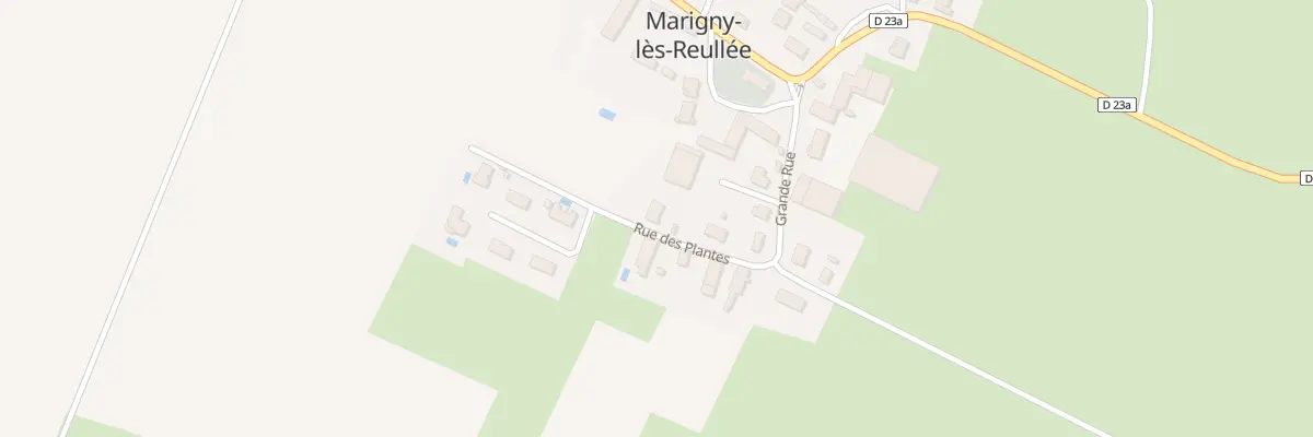 Plan du 4 Rue des Plantes à Marigny-lès-Reullée