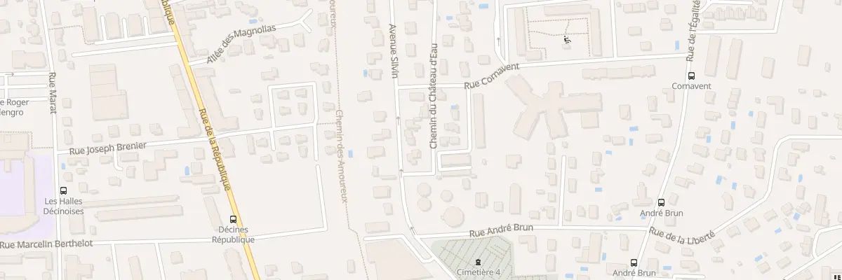 Plan du 27 Av Silvin à Décines-Charpieu