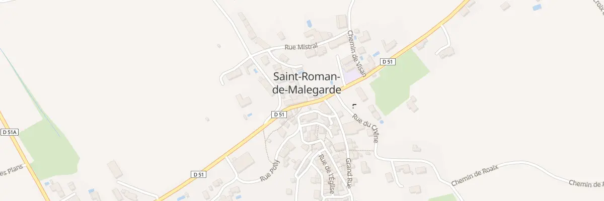 Plan du 5065 Le Village à Saint-Roman-de-Malegarde