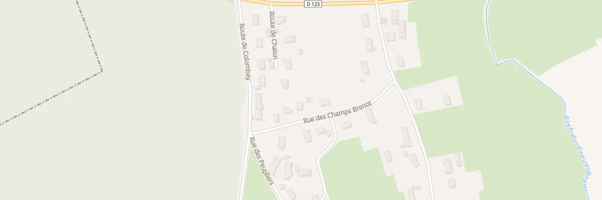Plan du 2B Rue des Champs Brenot à Saint-Christophe-en-Bresse