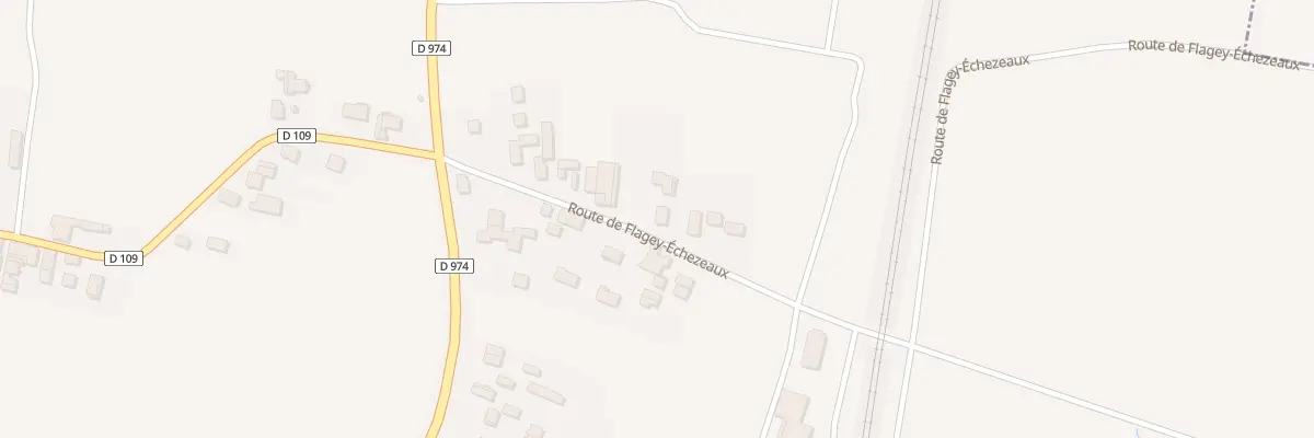 Plan du 13 Rte de Flagey-Echezeaux à Vosne-Romanée