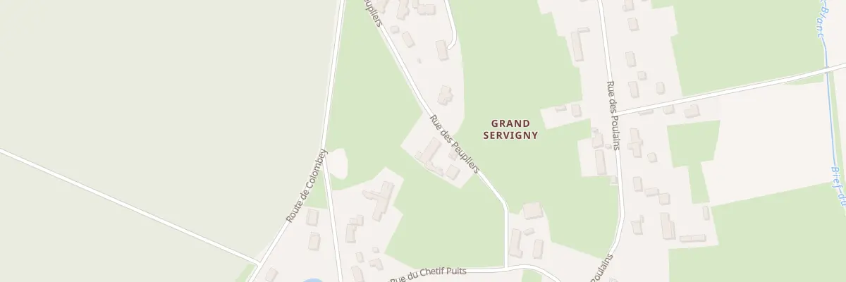 Plan du 1 Rue des Peupliers à Saint-Christophe-en-Bresse