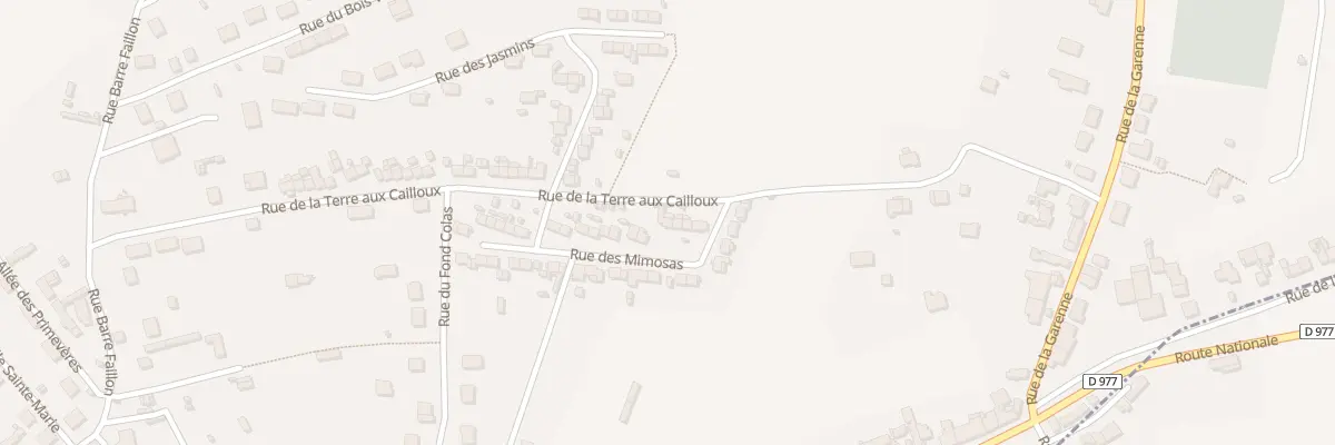 Plan du 30 Rue des Mimosas à Sedan