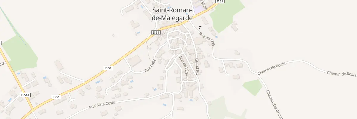 Plan du 5094 Le Village à Saint-Roman-de-Malegarde
