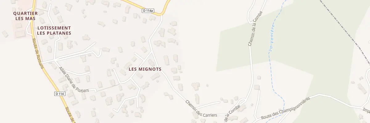Plan du 15 Imp de l’Esgoude à Clérieux