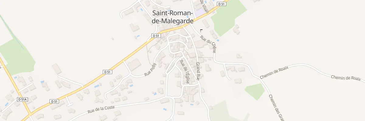 Plan du 5082 Le Village à Saint-Roman-de-Malegarde