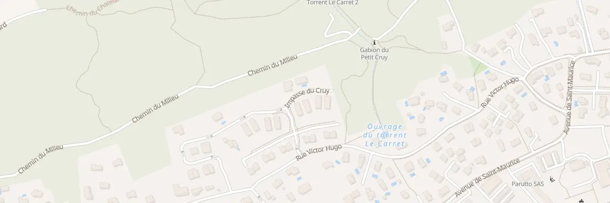 Plan du 511 Rue des Garines à Miribel