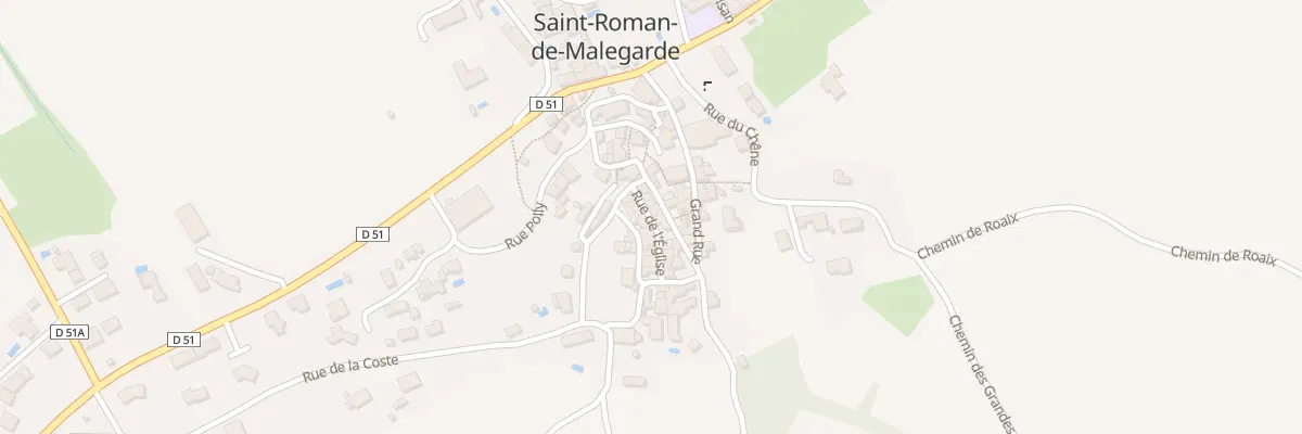 Plan du 5146 Le Village à Saint-Roman-de-Malegarde