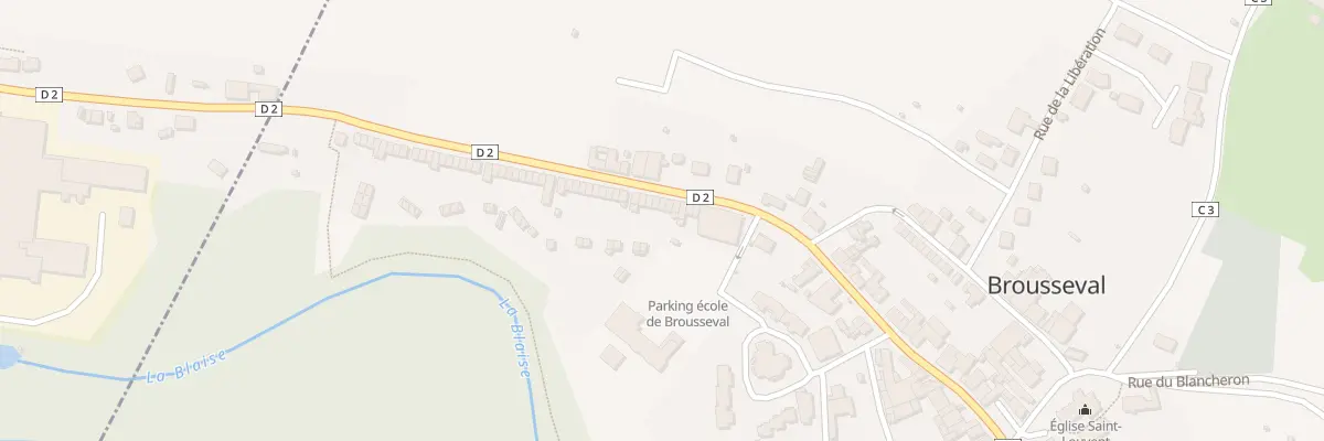 Plan du 41 Rue du Gen de Gaulle à Brousseval