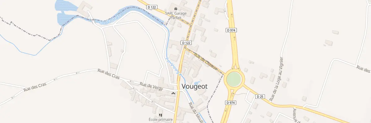 Plan du 5 Rue du Vieux Château à Vougeot