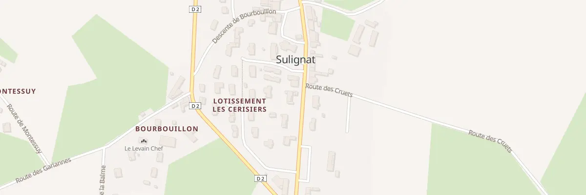 Plan du 5043 Le Village à Sulignat