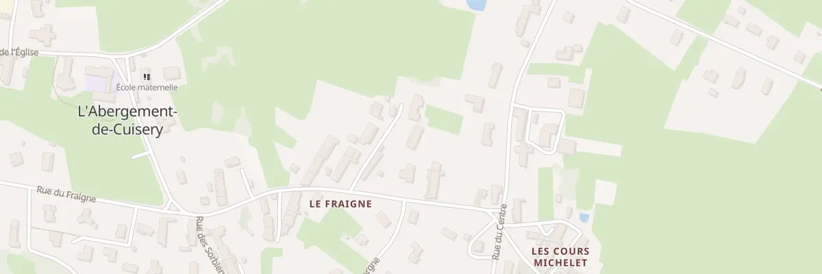 Plan du 1091C Rue du Fraigne à L’Abergement-de-Cuisery