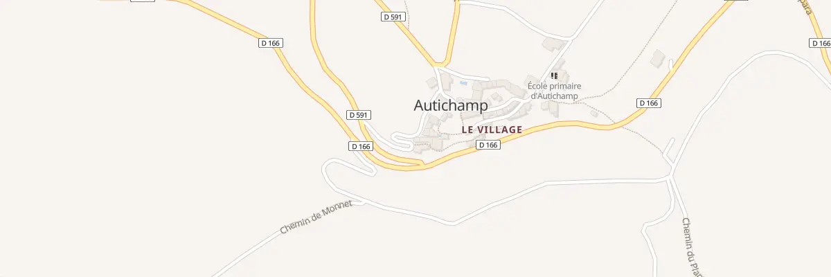 Plan du 5021 Village à Autichamp