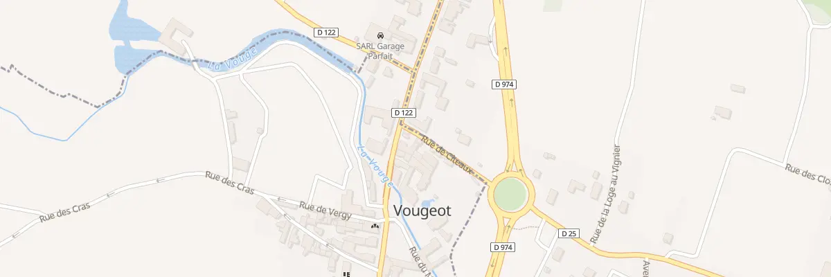 Plan du 2 Rue de Citeaux à Vougeot