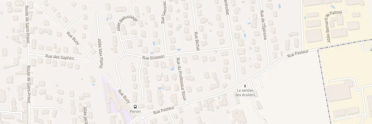 Plan du 2 Rue du Professeur Roux à Mions