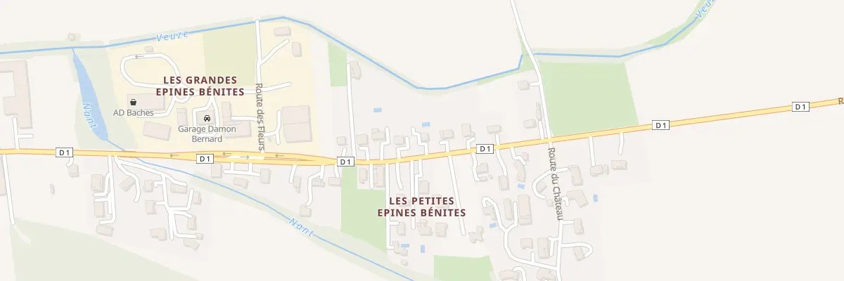 Plan du 1015 Rte de Moras à Saint-Sorlin-en-Valloire