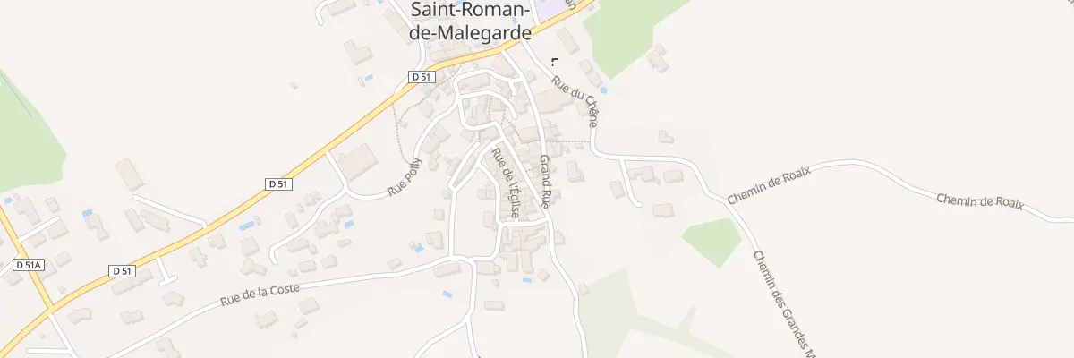 Plan du 5080 Le Village à Saint-Roman-de-Malegarde