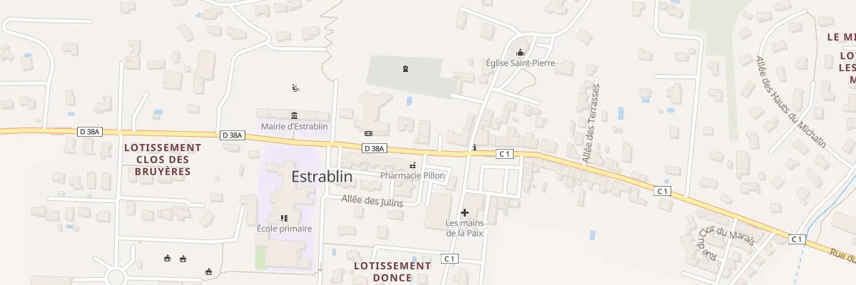 Plan du 5429 Le Village à Estrablin