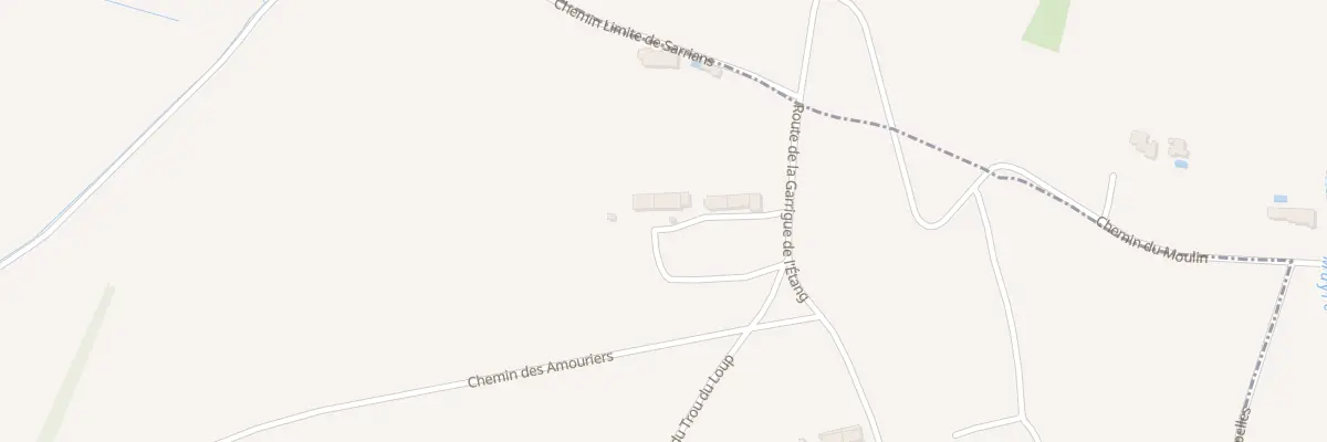 Plan du 5734 Les Garrigous à Vacqueyras
