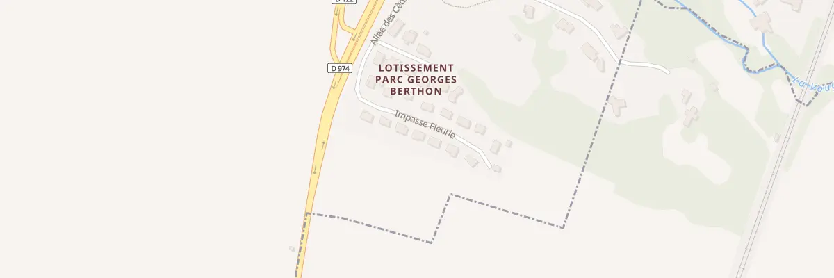 Plan du 8 Imp Fleurie à Vougeot