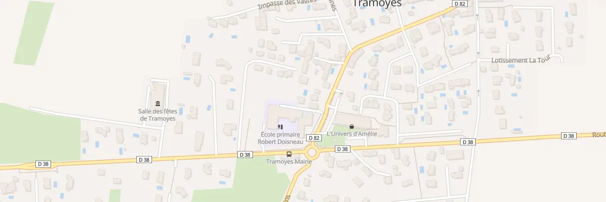 Plan du 89 Rue du Marquis de Sallmard à Tramoyes