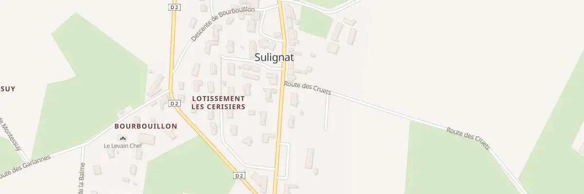 Plan du 5044 Le Village à Sulignat