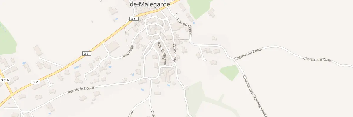 Plan du 5076 Le Village à Saint-Roman-de-Malegarde
