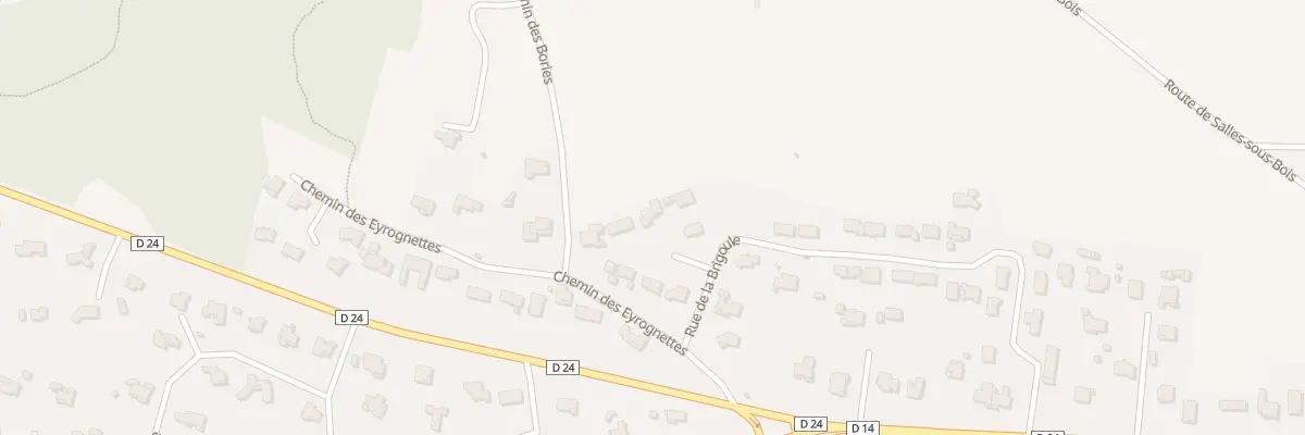 Plan du 38 Rue de la Brigoule à Taulignan