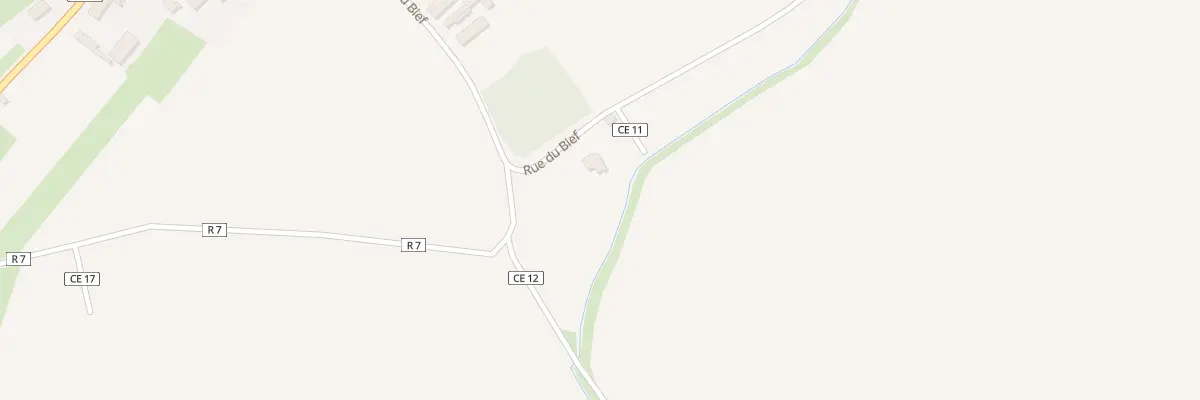 Plan du 11 Rue du Bief à Saint-Gervais-en-Vallière