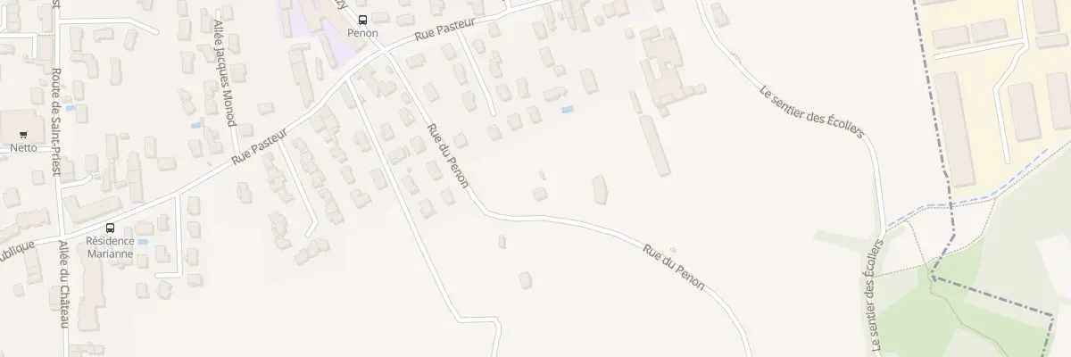 Plan du 16 Rue du Penon à Mions