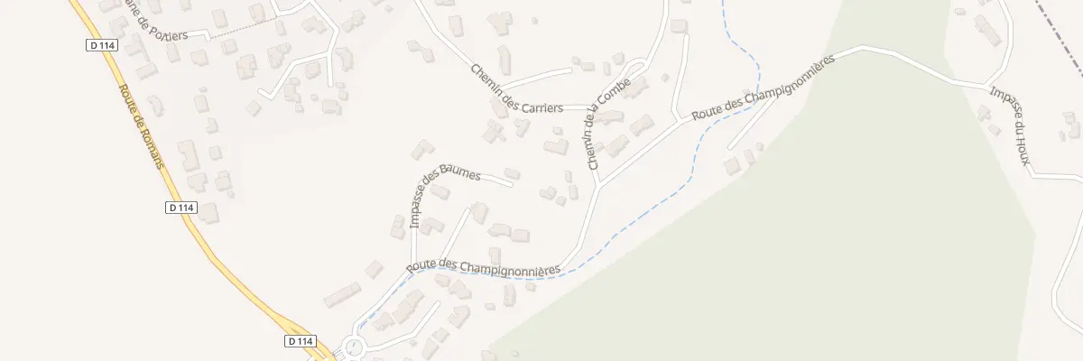 Plan du 5020 Les Mignots à Clérieux
