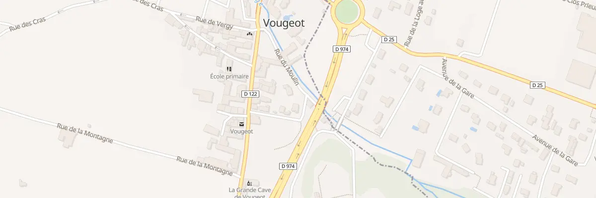 Plan du 3 Che de Flagey à Vougeot