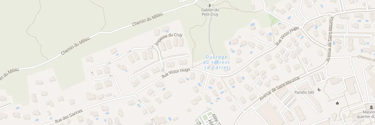 Plan du 511K Rue des Garines à Miribel