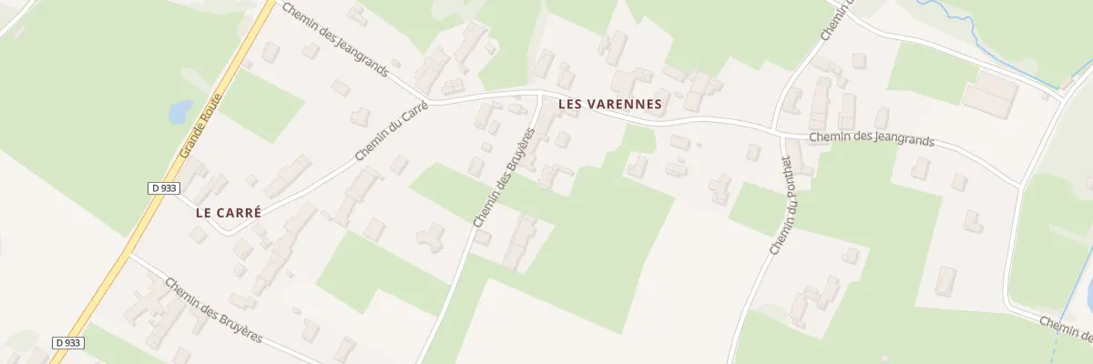 Plan de Che des Bruyeres à Arbigny