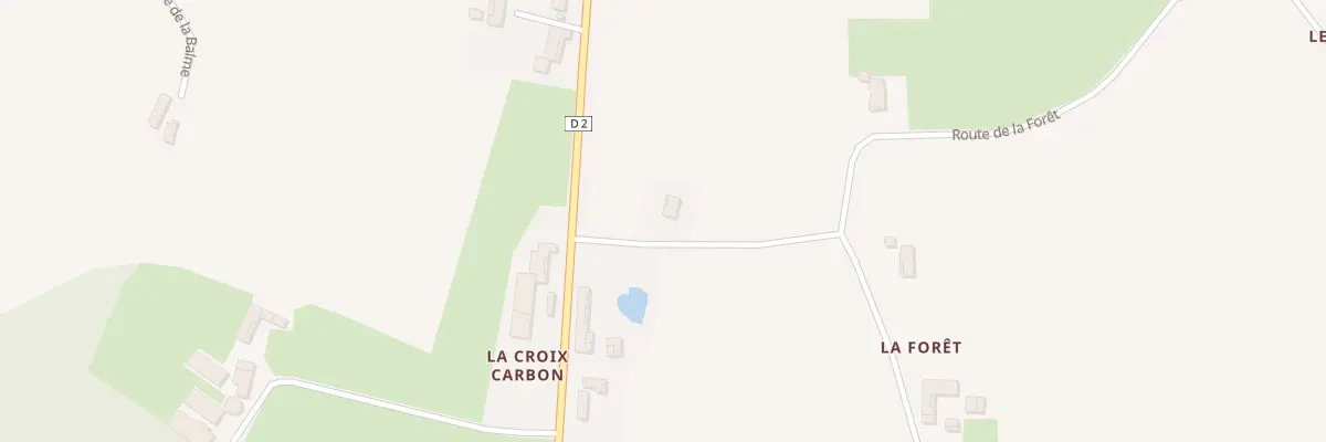 Plan du 5184 La Croix Carbon à Sulignat