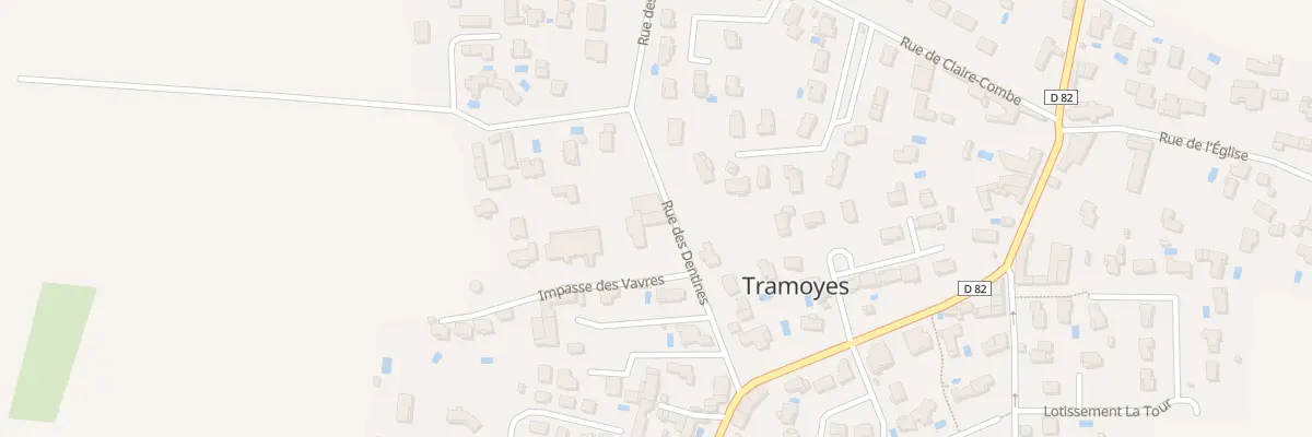 Plan du 125 Rue des Dentines à Tramoyes