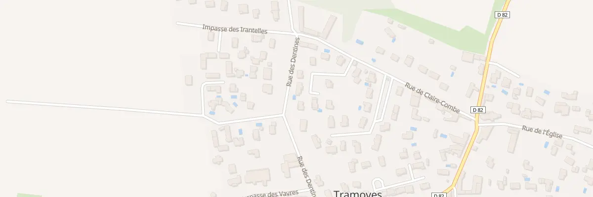 Plan du 112 Rue de Claire Combe à Tramoyes