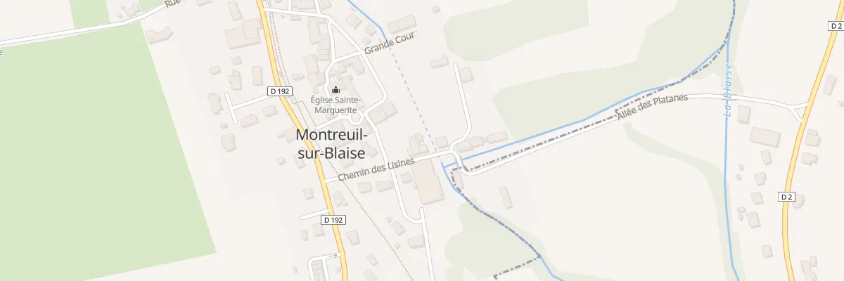 Plan du 6 Che des Usines à Montreuil-sur-Blaise