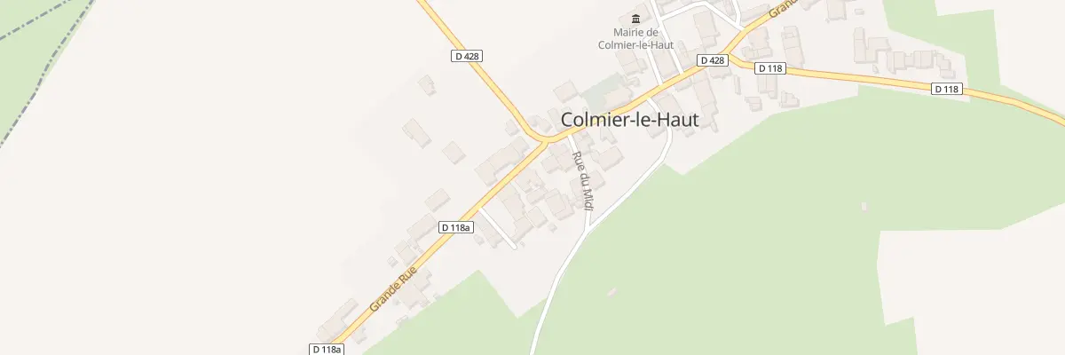 Plan du 16 Rue Grande Rue à Colmier-le-Haut