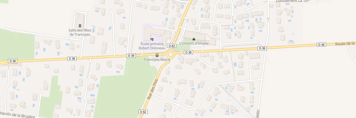 Plan du 32 Rte de la Boisse à Tramoyes