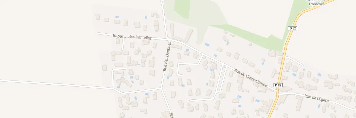 Plan du 112 Rue de Claire Combe à Tramoyes