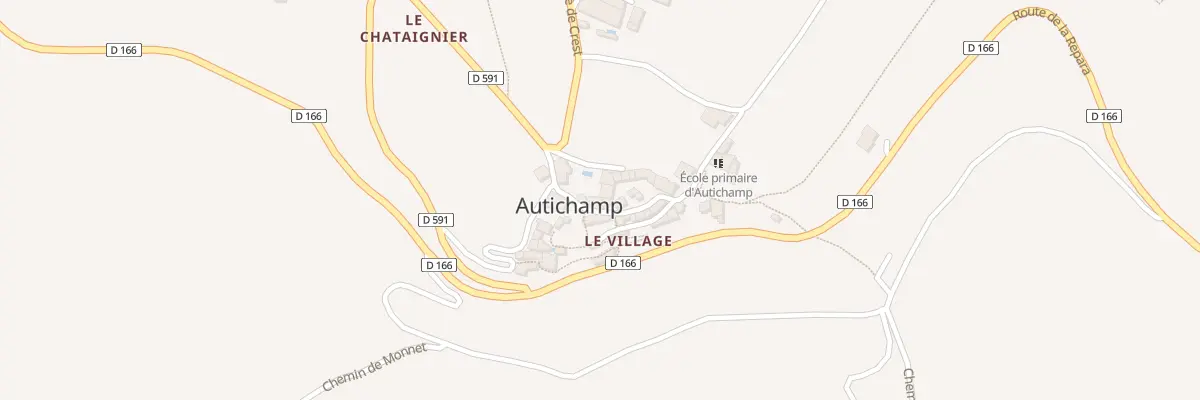Plan du 5003 Village à Autichamp