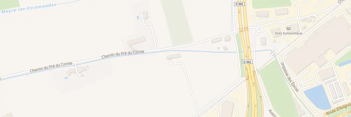 Plan du 421 Che du Pré du Comte à Monteux