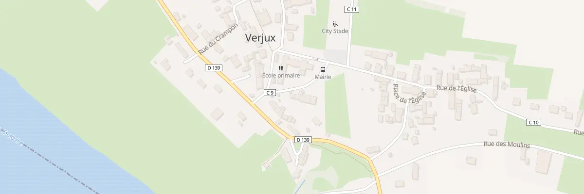 Plan du 4 Rue Lamoureux à Verjux