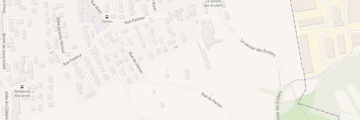 Plan du 20 Rue du Penon à Mions