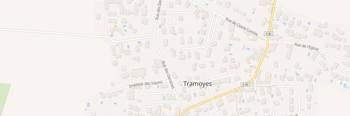 Plan du 174 Rue de Claire Combe à Tramoyes