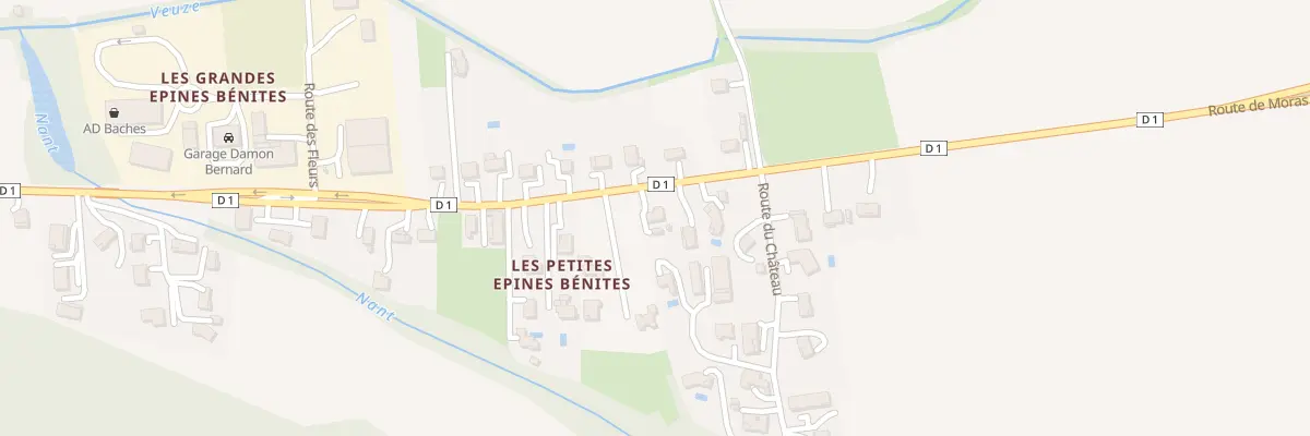 Plan du 1070 Rte de Moras à Saint-Sorlin-en-Valloire